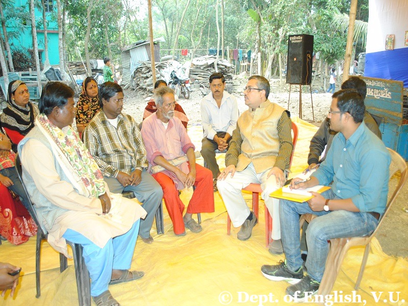 Taking Interview of the Patua Artists