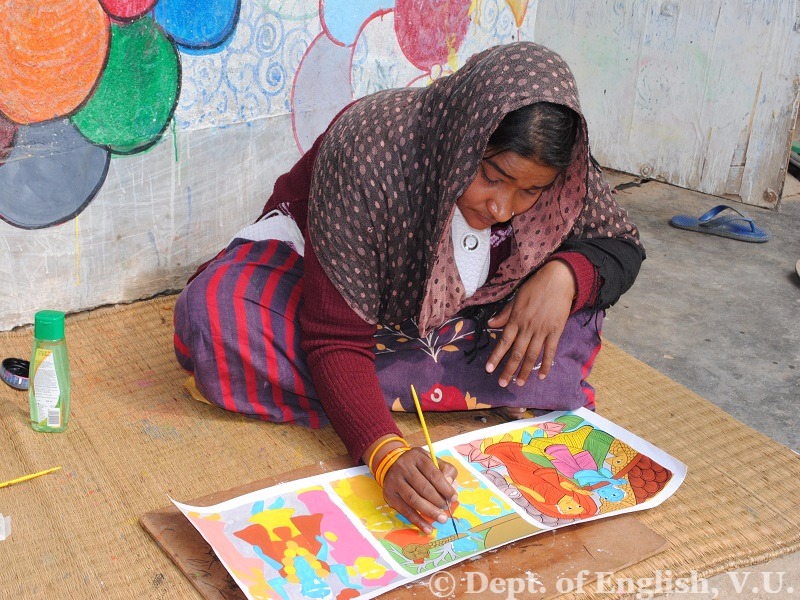 Art of Painting a 'Patachitra'