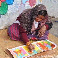 Art of Painting a 'Patachitra'